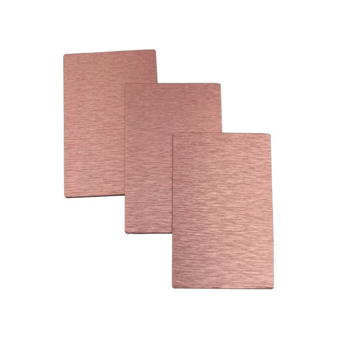 Brushed Rose Gold Sublimation Metal Sheets